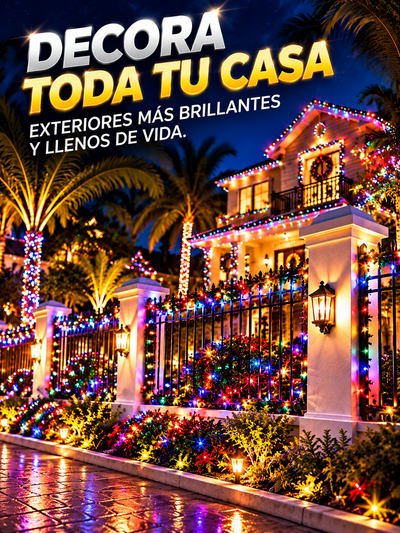 LumiNavidad Solar™ 20 metros| 🎄 COMPRA 1 Y RECIBE OTRA GRATIS🎁