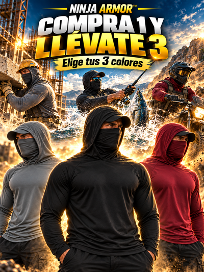 NINJA ARMOR™ - COMPRA 1 Y LLÉVATE 3