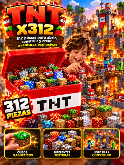 CUBOMUNDO Minecraft X312 — 312 PIEZAS PARA CREAR