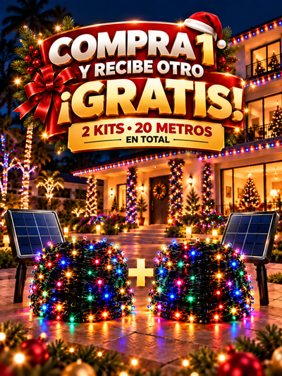 LumiNavidad Solar™ 20 metros| 🎄 COMPRA 1 Y RECIBE OTRA GRATIS🎁